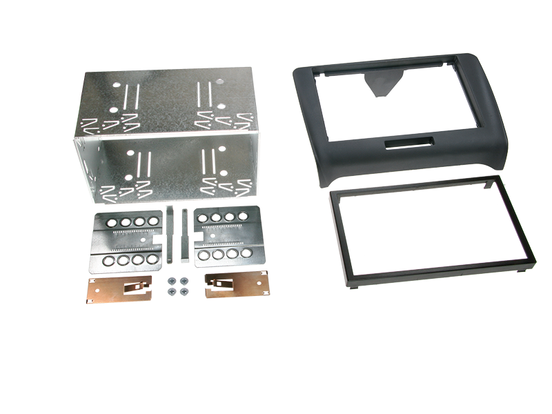 ACV, Audi TT 2006- Dobbelt DIN Monteringssæt Sort