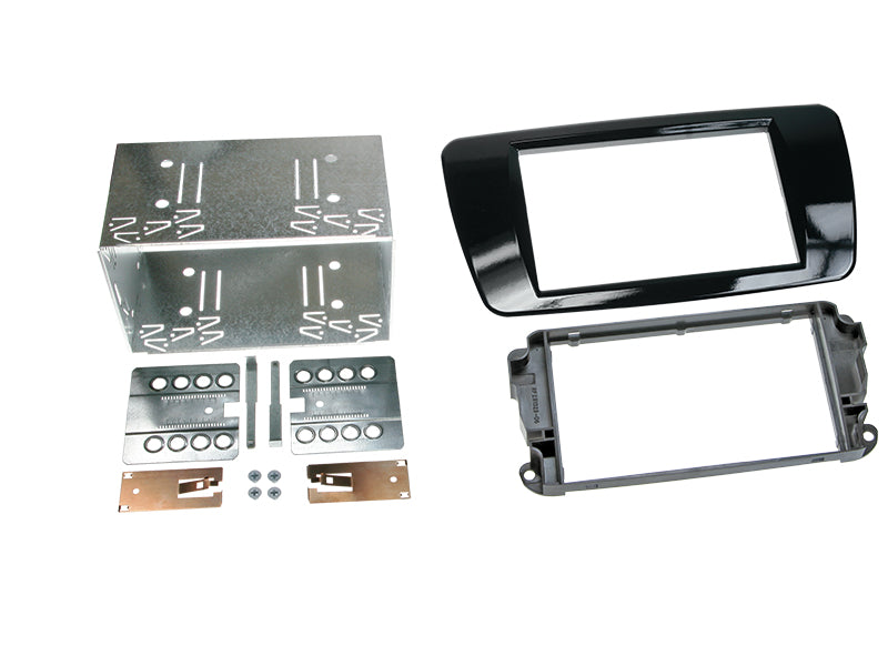 ACV, 2-DIN Piano Blank Sort — Passer til Kit Ibiza 6j 2008-