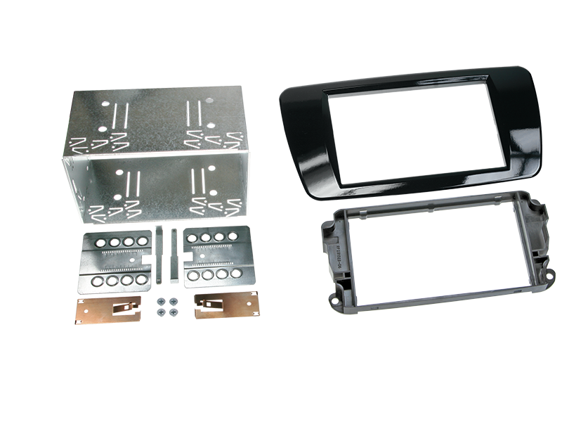 ACV, Piano Sort 2-DIN Faciaplade til Seat Ibiza 2008-2015