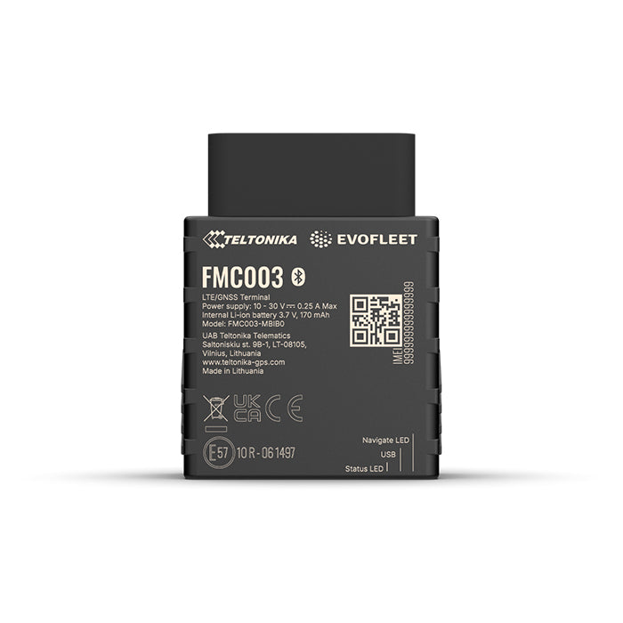 EvoFleet EVO003 4G OBD GPS Tracker med Automatisk Kørebog