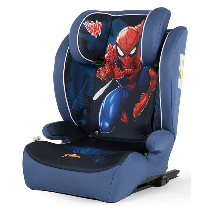 Disney, Isofix Selepude Med Ryg Spiderman 105-150cm R129