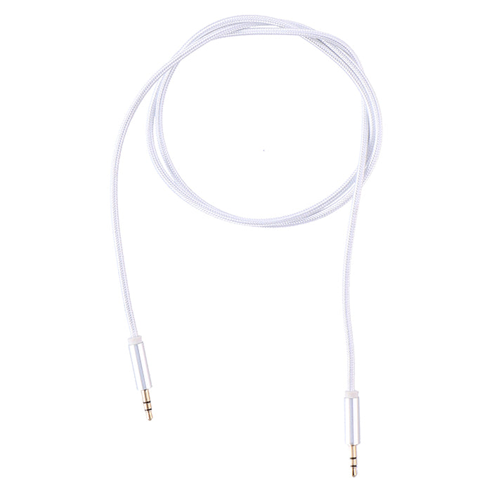 Allride, Connect 2,0 Minijack 3,5mm Lydkabel, 1,2m, Nylo