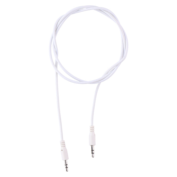 Allride, Connect 2,0 Minijack 3,5mm Lydkabel, 1,2m, Hvid