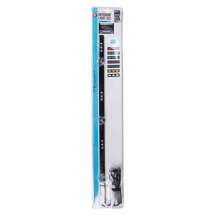 Allride, LED Lysbar, 7 Farver, 10V-34V, 70cm, Sugekop T