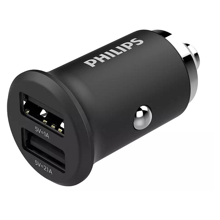 Philips, Dobbelt USB Biloplader 15W