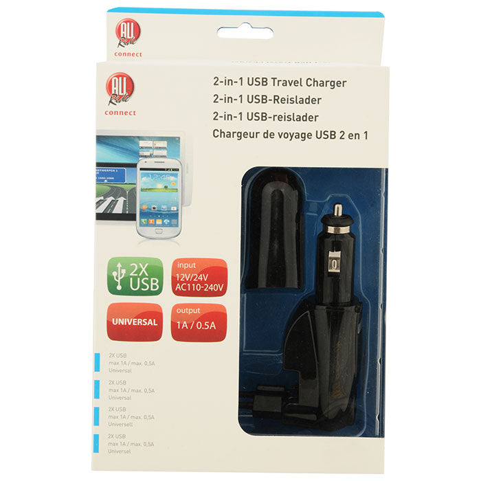 AutoPro, Twin USB Car Travel Charger