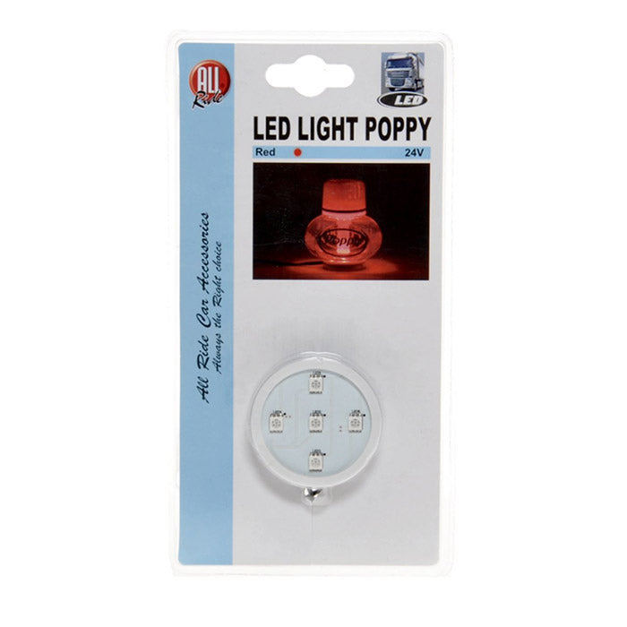 Poppy, Rød LED Luftfrisker Lys 24V