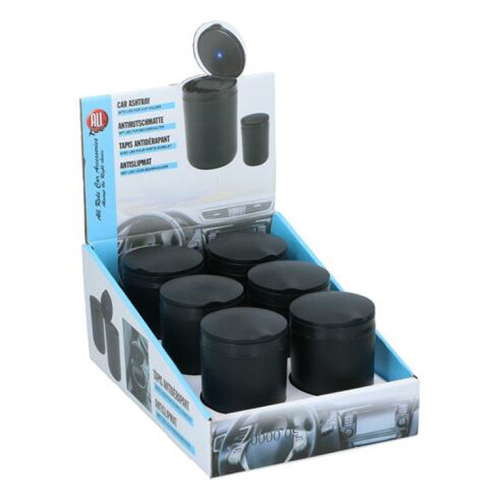 Allride, Askebæger Med LED Lys Display m. 6 stk.