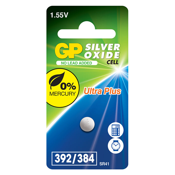 Gp-batteri, GP Batteri Til Ur, Silveroxid 392F/384/SR41, 1-pak