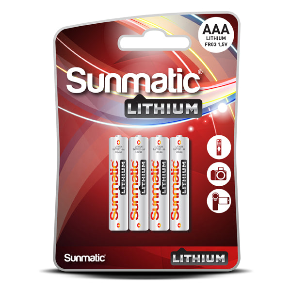 GP Batteries, Sunmatic Lithium Bat. Aaa 1,5 v