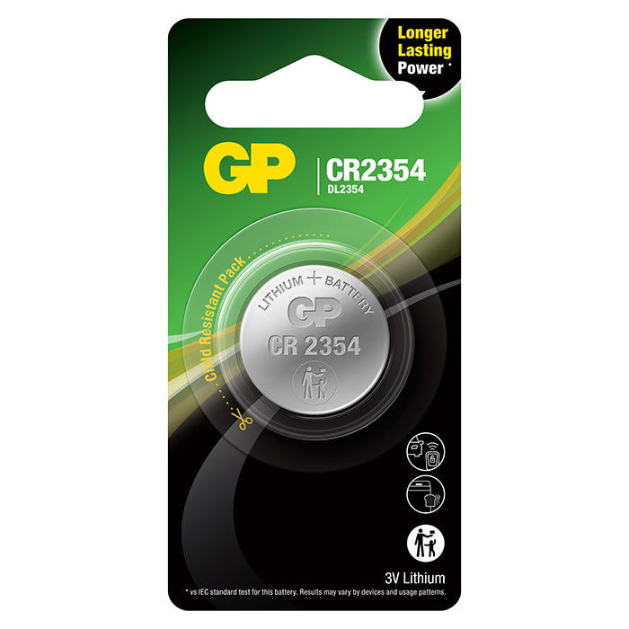 Gp-batteri, GP Knapcelle, Lithium, CR2354, 1-pak