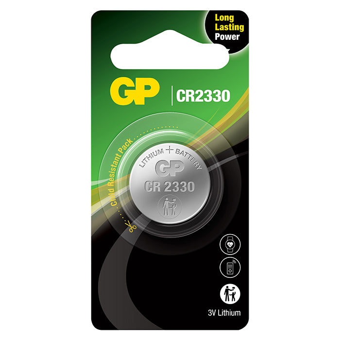 Gp-batteri, GP Knapcelle, Lithium, CR2330, 1-pak