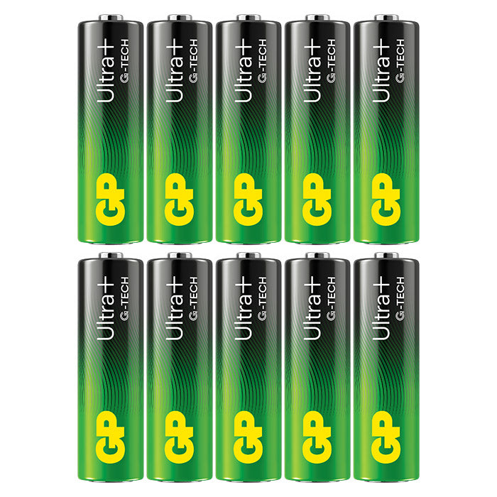 GP Batteri, Ultra Plus AA Alkaline 10-Stk