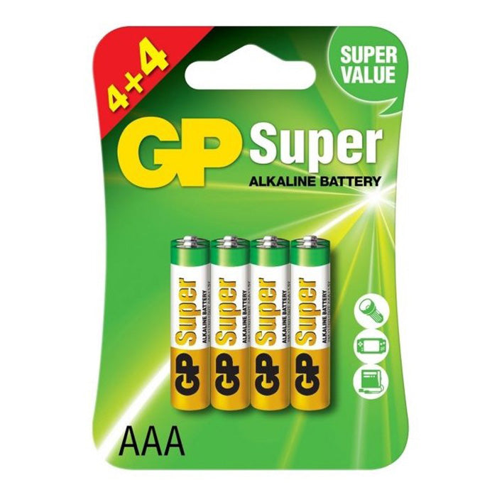 GP Batteri, Alkaline AAA 8-Pack