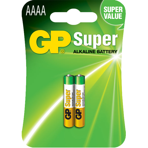 GP Batteries, Gp 25a-u2 /lr61/aaaa Batterier 2 Stk.