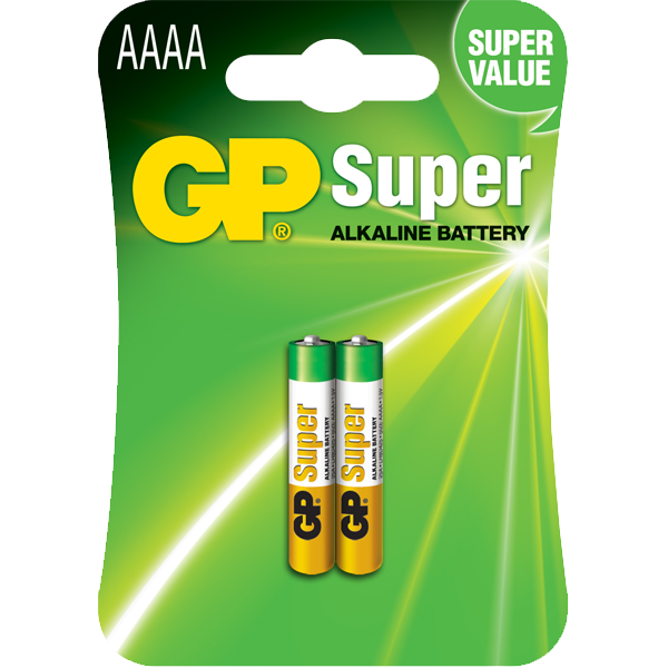 GP Batteri, AAAA 2-Pack, 25A-U2 LR61