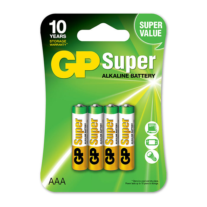 GP Batteri, Alkaline AAA 4-Pack