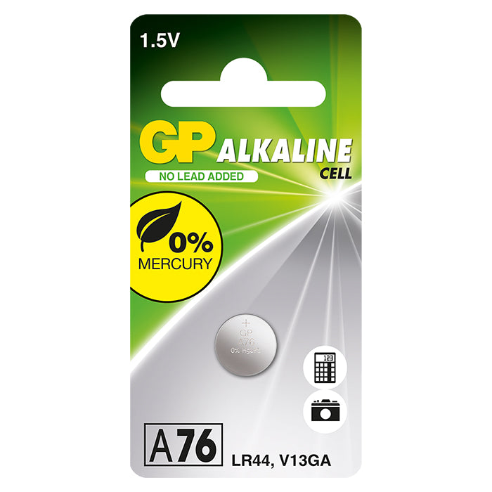 GP Batteries, Gp lr44/lr1154/ag13 Batteri Stk.
