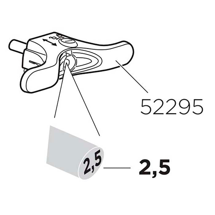 Thule, Håndtag 25mm til 941/943