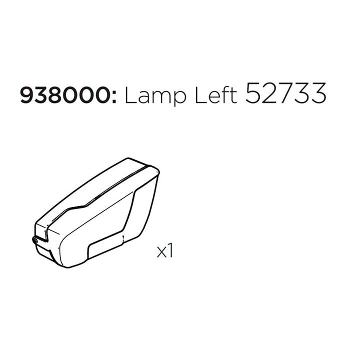 Thule, venstre lygteglas 917/918