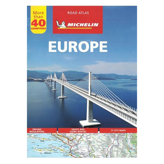 ADAC, Europa Vejatlas 2024 - Spiralbundet Udgave