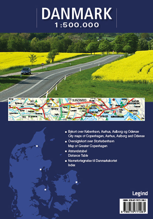 Adac, Danmark Fold Ud-kort