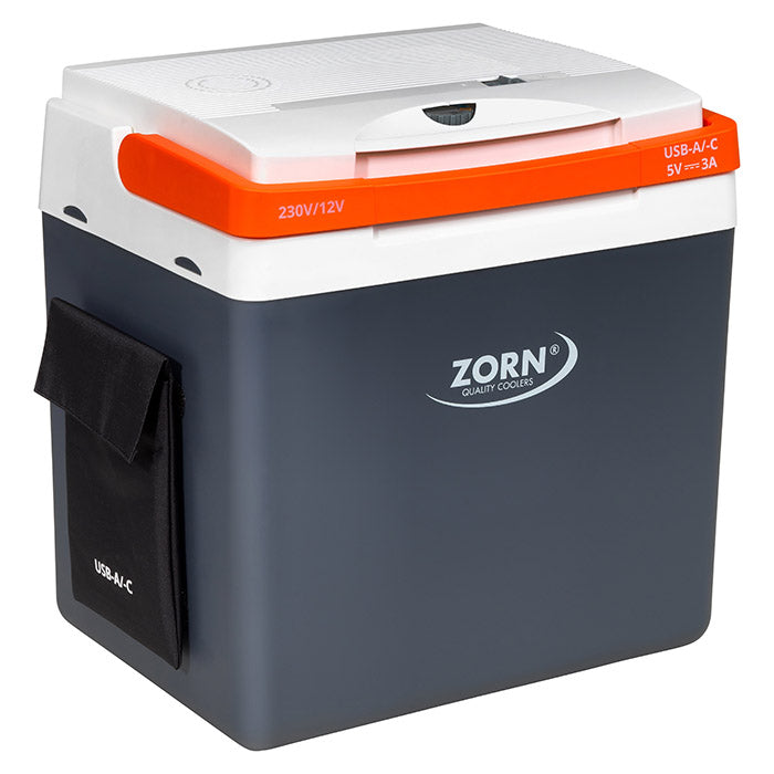 Zorn, 25L Elektrisk Køleboks 12/230V Og USB