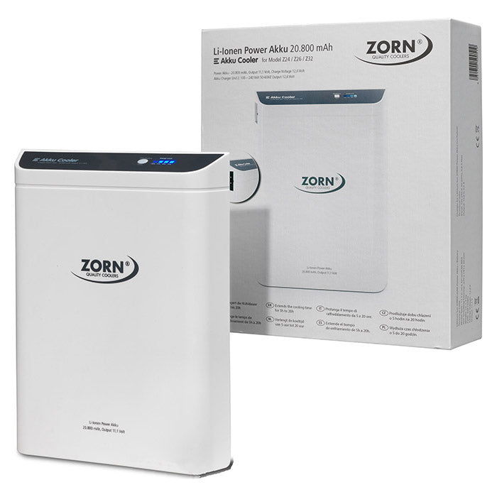 Zorn, Køleboks PowerPack 20,8Ah Li-Ion Batteri