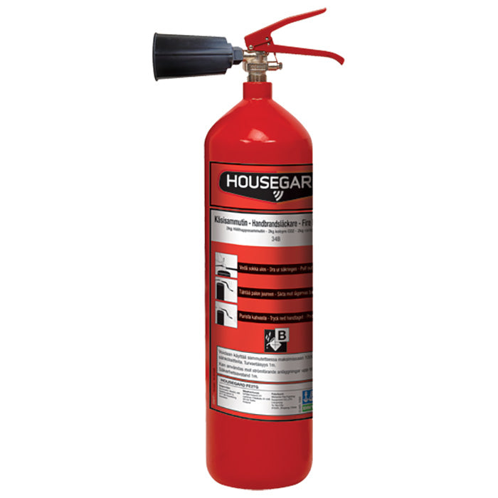 Housegard, CO2 Brandslukker 2kg Klasse 34B