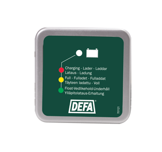 Defa, LED Display Oplader med Fjernbetjening (7A/15A)