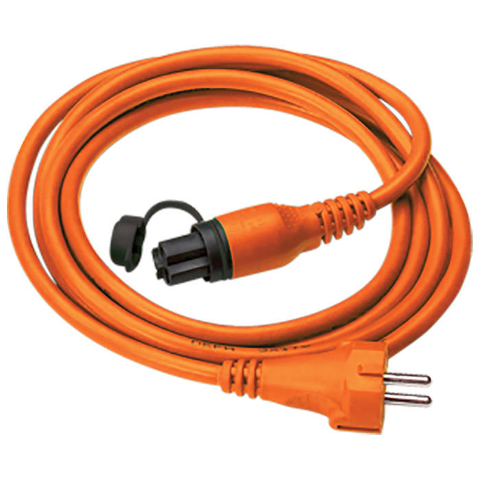 Defa, Orange Miniplug Tilkoblingsledning 15m - 2,5 mm2