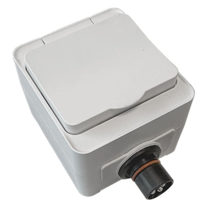 Defa, Plugin Udtag 230V Single Hvid