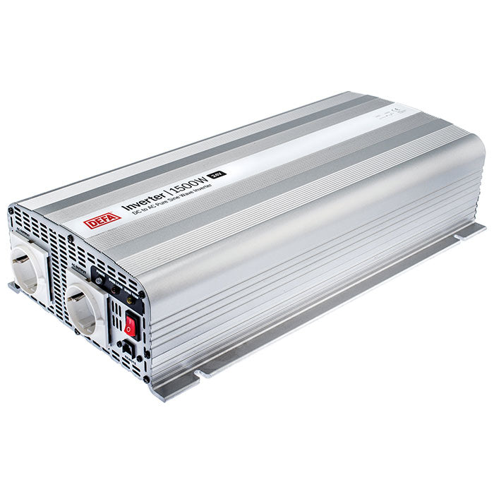 Defa, 24V 1500W Sinus Inverter med Schuko-Stik