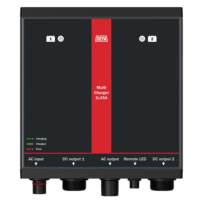 Defa, Heavy-Duty 12V Dual 35A Charger for Large Vehicles