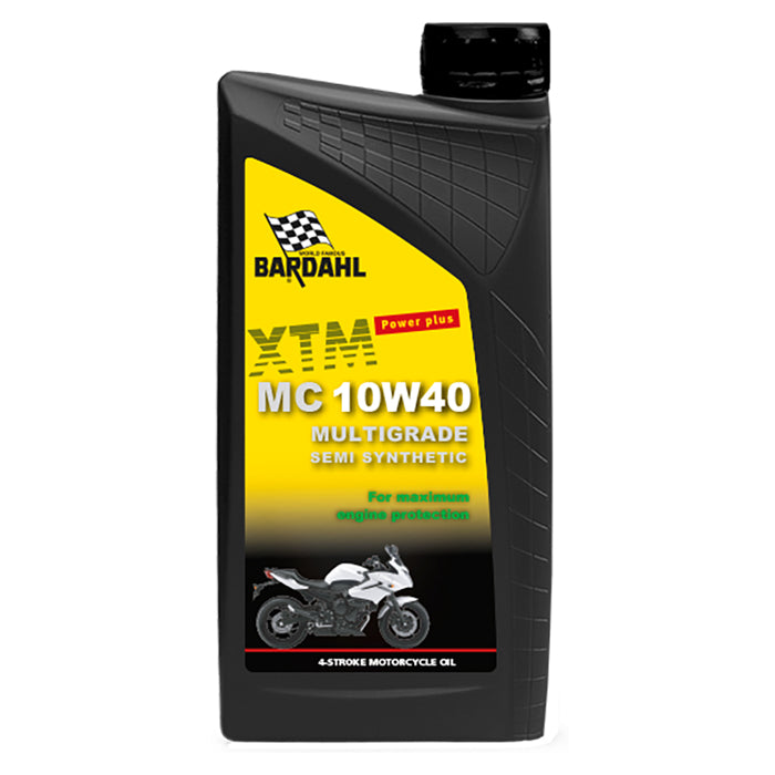 Bardahl, Motorolie 1 Ltr. Sg 10W40 Semisynt. Mc 4-Takt.