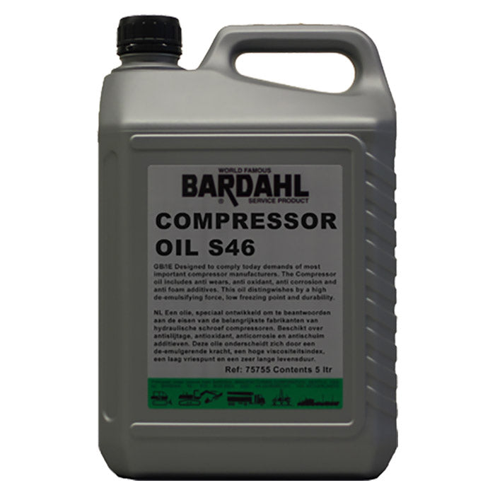 Bardahl, S46 Kompressorolie - 5L