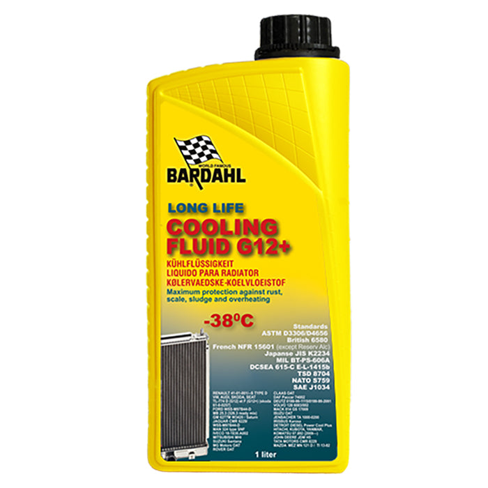 Bardahl, 1 Ltr. Rød Kølervæske G12 -35°