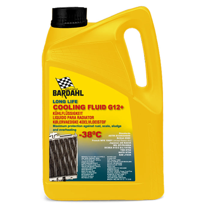 Bardahl, 5 Ltr. Rød Kølervæske G12 -35°
