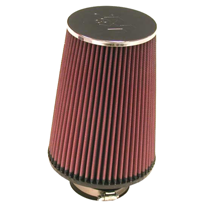 K&N, Performance Luftfilter 76mm - Universalt Design