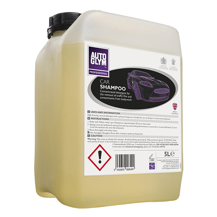 Autoglym, Koncentreret Autoshampoo 5L Uden Voks