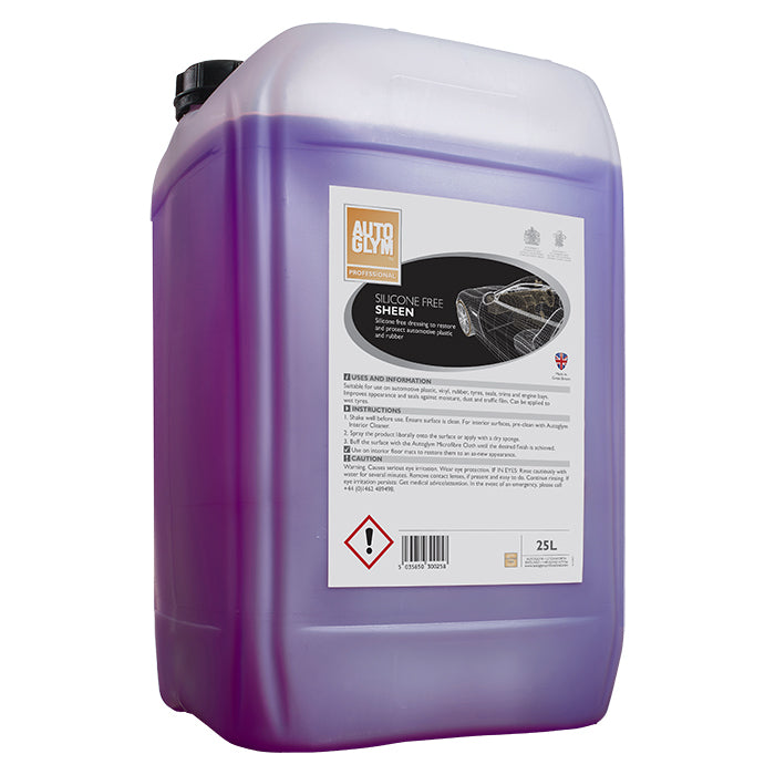 Autoglym, Premium Dæk- og Gummiopfrisker, Silikonefri, 25L