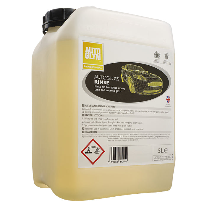 Autoglym, Glossy Car Rinse Wax 5L