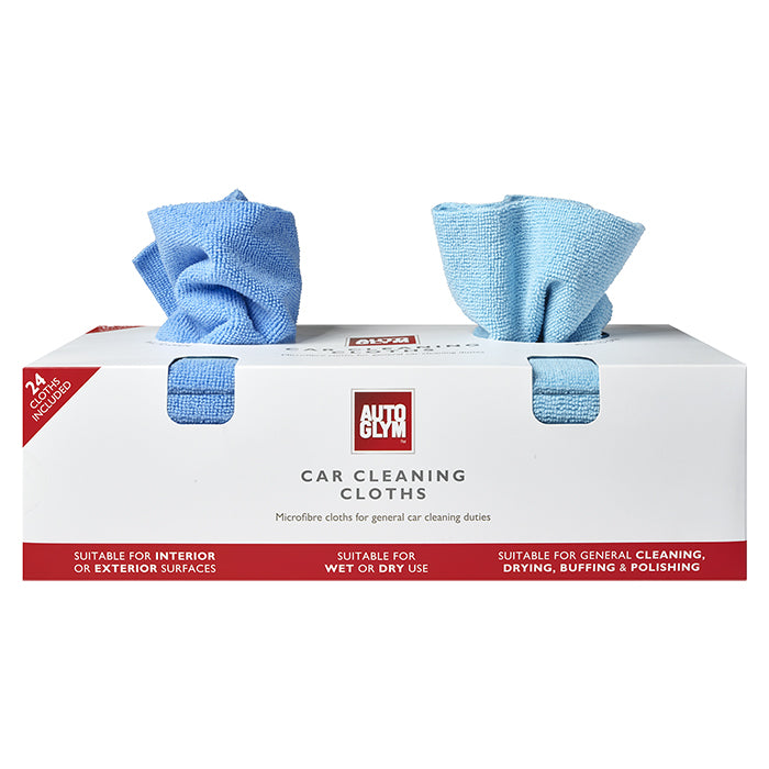 Autoglym Mikrofiberklude i Kasse 250gsm 32x32cm (24 Stk)