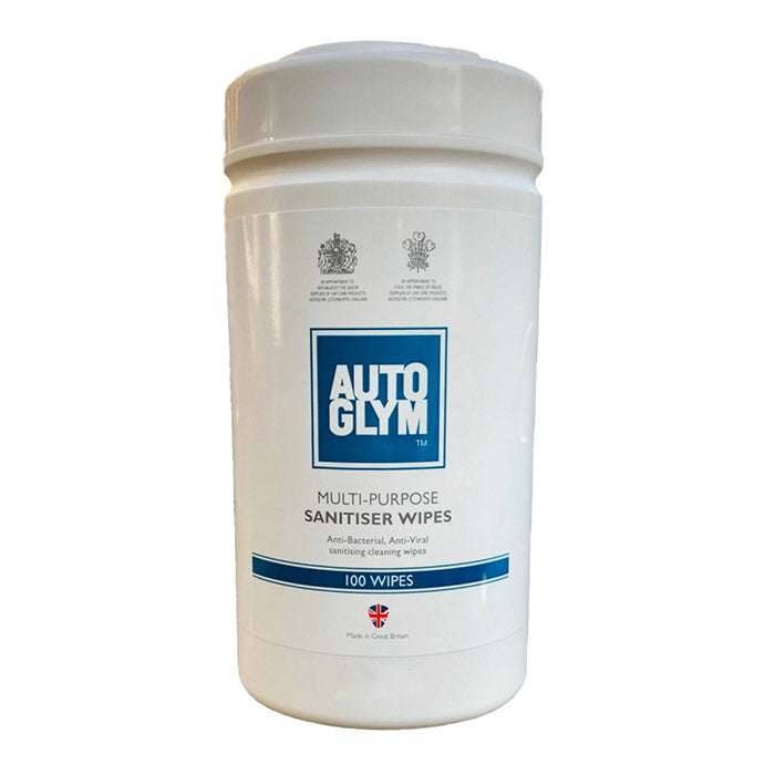 Autoglym, Bilrengørings- og Desinfektionsservietter, 100 Stk