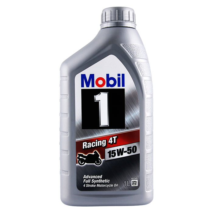 Mobil, 1 RAC4T,1ltr.15W-50 Gsp, Helsyntetisk Olie