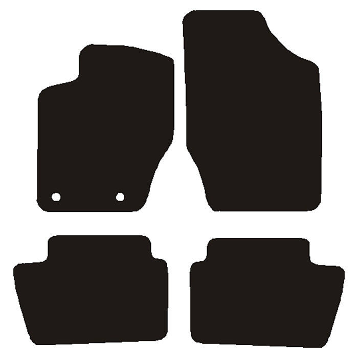 Avant, Velour Måtter — Passer til Citroen C4 2004-2010