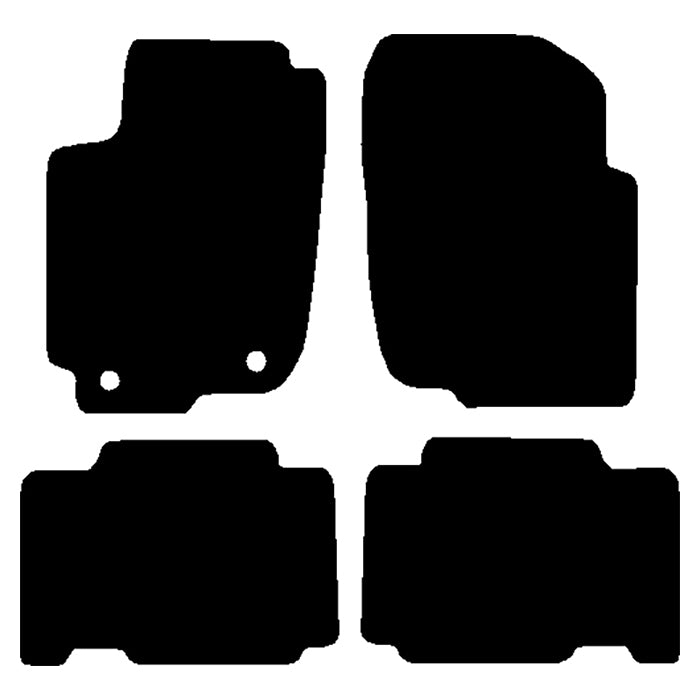 Avant, Velour Måtter — Passer til Toyota RAV4 2013-2018
