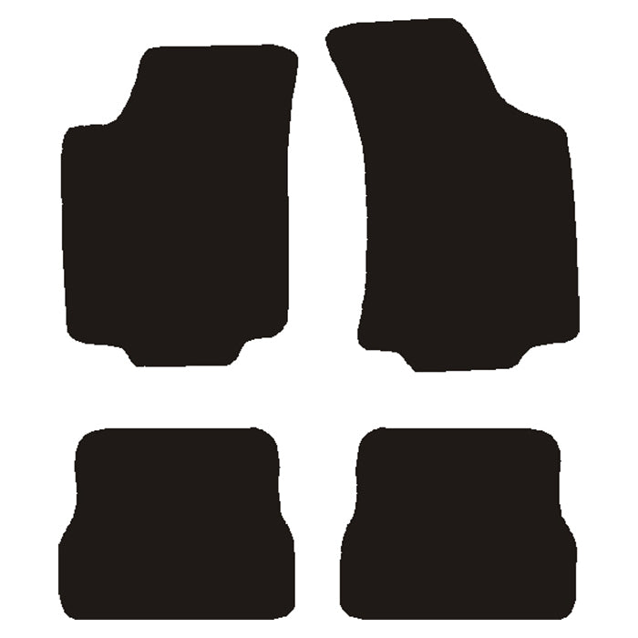 Floorline, Måttesæt — Passer til VW Golf III 1992-1997