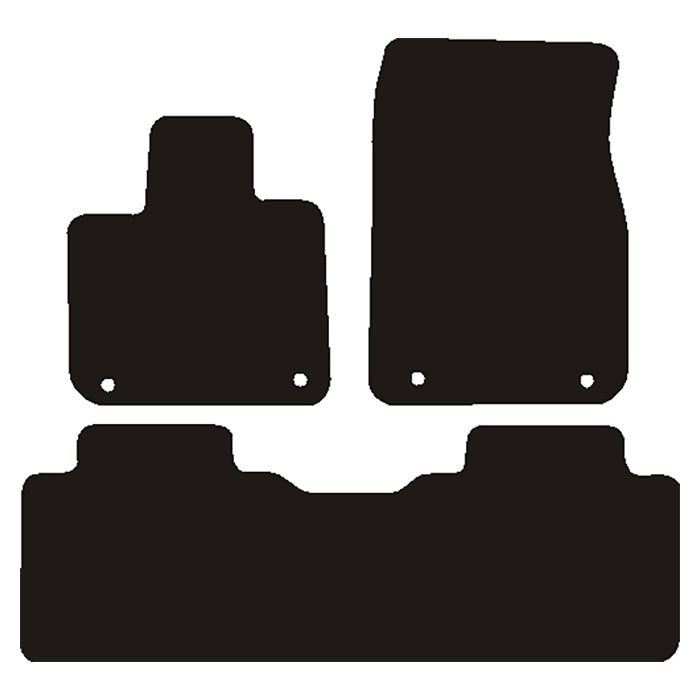 Avant Bilmåtter Velour — Passer til Xpeng G9 2022-