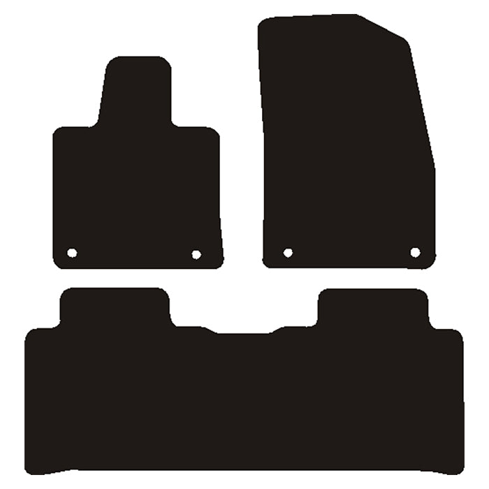 Avant Bilmåtter Velour — Passer til Xpeng G6 2023-